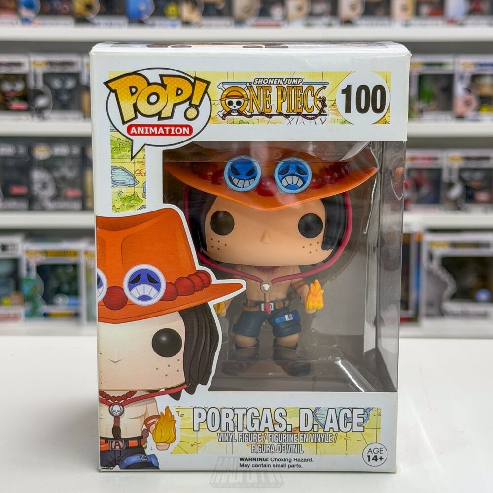 Funko Pop Anime One Piece Portgas D Ace 100 ORIGINAL 2016 RELEASE Manga Figure